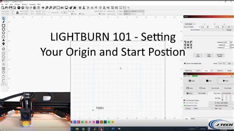 Press it down until it latches on and stays securely. . Lightburn how to set home position